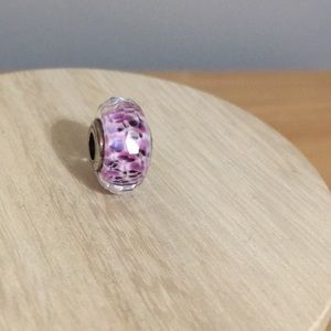 Pandora Purple Murano Glass Charm
